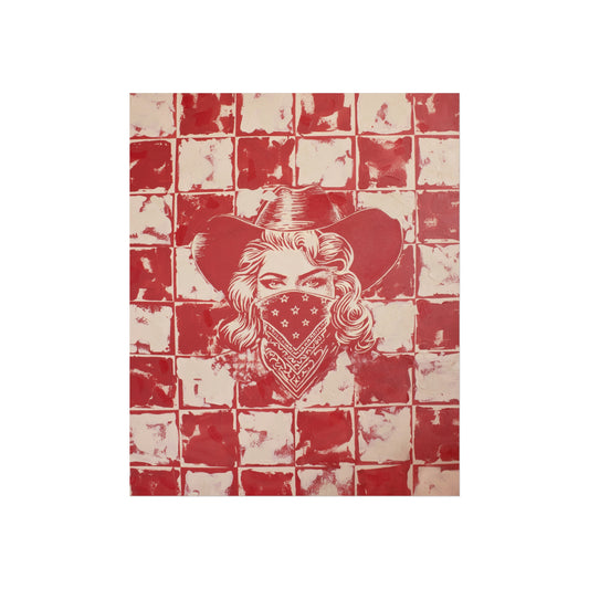 Lady In Red Print Jess Sinclair-Sands Art