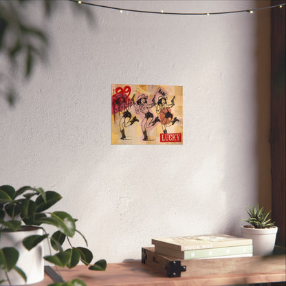 Cowgirl Roulette Limited Print Jess Sinclair-Sands Art