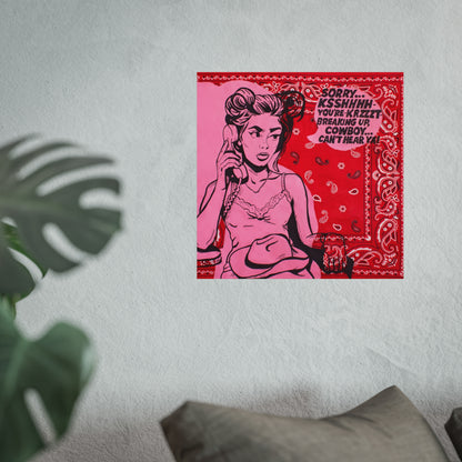 Bandana Print: Line Dancing Jess Sinclair-Sands Art