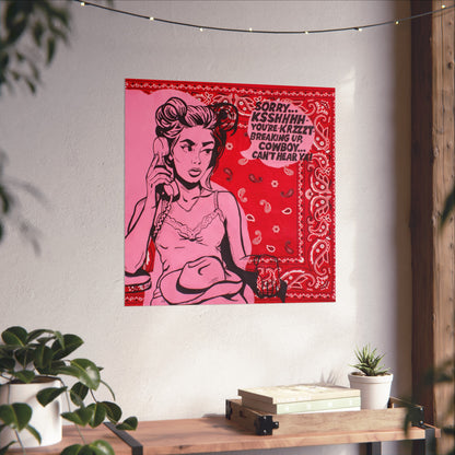Bandana Print: Line Dancing Jess Sinclair-Sands Art