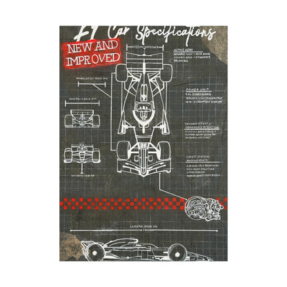 F1 2026 Car Specifications Art