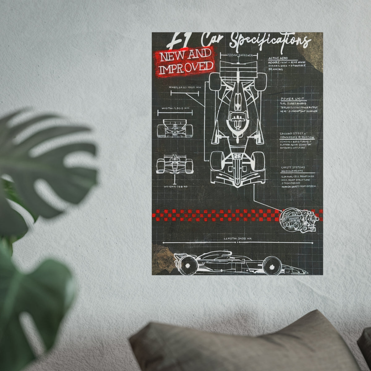 F1 2026 Car Specifications Art