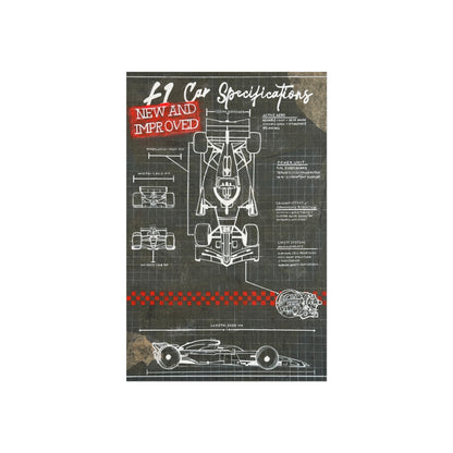 F1 2026 Car Specifications Art