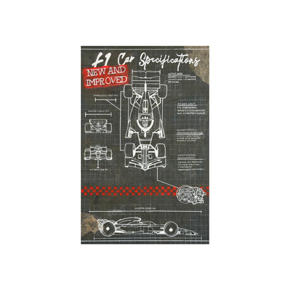 F1 2026 Car Specifications Art