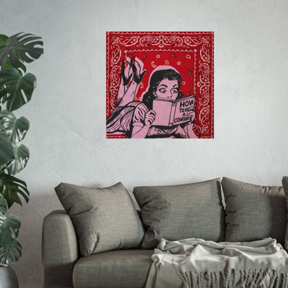 Bandana Print: Trading Pearls for Spurs Print Jess Sinclair-Sands Art