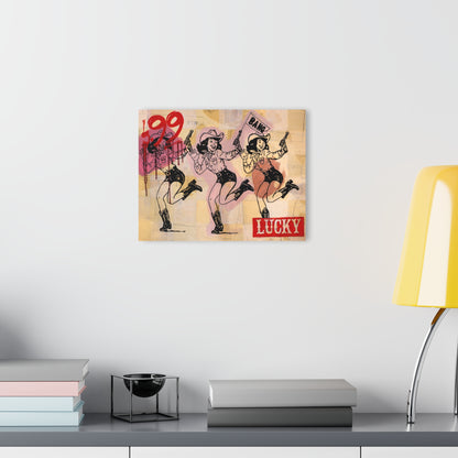 Cowgirl Roulette French Cleat Hanging Print Jess Sinclair-Sands art