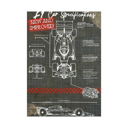F1 2026 Car Specifications Art