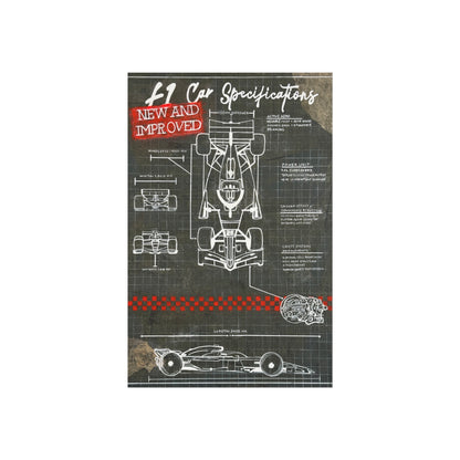 F1 2026 Car Specifications Art